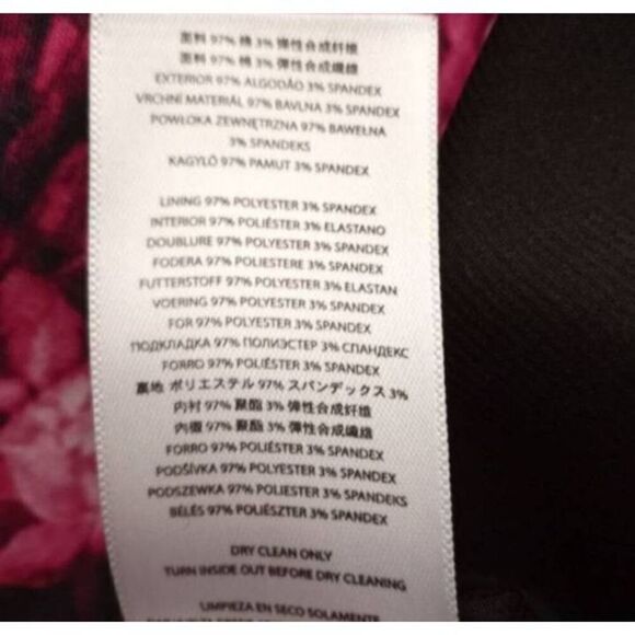 MICHAEL MICHAEL KORS PINK GARDEN FLORAL DRESS SZ.8 EUC. - Picture 9 of 11